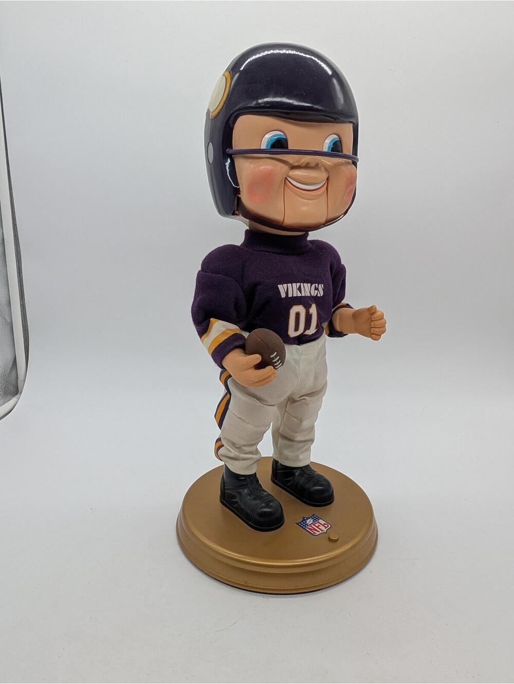 Minnesota Vikings Talking Bobblehead Figure 16" NFL Motion Activated Football